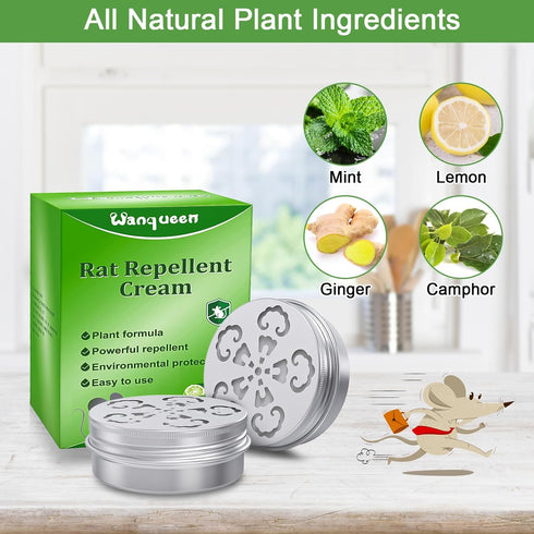 4 Pack Rodent Repellent for Car Engines, Peppermint Oil to Repel Mice and Rats, Mouse Repellent Keep Rodents Out of Car Rat Repellent for House Mi...