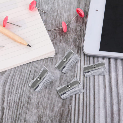 10 Pcs Pencil Sharpener, Handheld Metal Pencil Sharpener, Mini Kids Pencil Sharpening, Sharpen Pencils for Adults and Kids Schools Offices Art (Sl...