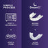 2 Pack Night Guard - Custom Fitting Mouth Guard for Nighttime Teeth Grinding & Clenching, Made in USA, Case Included (Clear)...