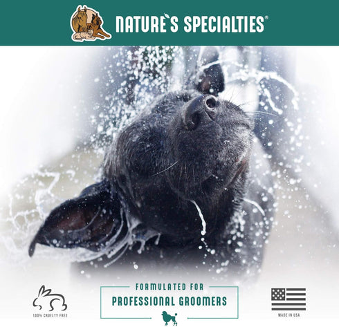 Nature's Specialties Screamin' Blueberry Dog Gentle Facial Wash for Pets, Natural Choice of Professional Groomers, Optical Brightener, Made in USA...