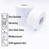 Misswendyfuse Fusible batting, Seam Batting Tape for quilt Sewing, Single-Side Adhesive Warp-Knitted Stretchy Fabric,white?2 Rolls,1.57" Wide, 15 ...