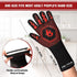 HAMITOR BBQ Grill Gloves Heat Resistant: 1472? High Temp Resistance Fireproof Glove for Grilling Smoking Barbecue - Washable Long Oven Mitts Extre...