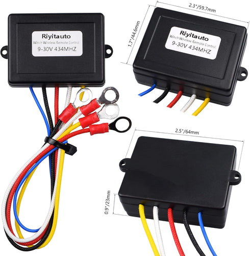 Wireless Winch Remote Control Kit for Car Truck Jeep ATV SUV 12V Handset Switch Recovery Wireless Waterproof Wireless Remote for Winch...