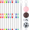 20 Pcs Beadable Keychain Bars Blanks Bulk Key Chain Making Supplies Beadable Metal Bar Links for Jewelry Making Keychain Bars Accessories for DIY ...