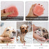 Dog Cat Bath Brush Comb Silicone - Dog Bath Brush Scrubber Pet Brush Bath Brush For Cats Dogs With Soap Dispenser Grooming Cleaning (Pink)...
