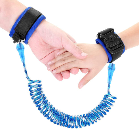 Reflective Anti Lost Wrist Link, Anti Lost Wrist Link Anti Lost Leash Baby Leash with Child Upgraded Safety Locks for Kids (Blue 8.2 Ft)...