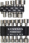 23Pcs Power Nuts Driver Drill Bit Tools Set, 1/4 inch Driver Hex Shank Metric& SAE Socket Wrench Screw Impact Driver Bit Set for Power Tools...