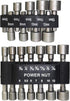 23Pcs Power Nuts Driver Drill Bit Tools Set, 1/4 inch Driver Hex Shank Metric& SAE Socket Wrench Screw Impact Driver Bit Set for Power Tools...