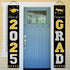 DAZONGE Graduation Decorations 2025, Black & Gold Class of Decorations 2025, Graduation Porch Banners for Any Schools or Grades Party Supplies...