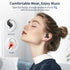 True Open Ear Headphones, Bluetooth Headphones 5.3 Sports with Smart Digital Display, 36H Playtime, IP54 Waterproof, Wireless Earbuds Lightweight ...
