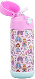 Snug Insulated Kids Water Bottle with Straw & Spout – Double-Wall Stainless Steel, Leakproof, Easy-Flip Lid – For School, Travel, Toddlers & Big K...