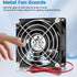 GDSTIME 80mm x 25mm 12V IP68 Waterproof Exhaust Fan Small Brushless DC Cooling Computer Case Fan 2 Pin Dual Ball Bearings for RV Fridge Ventilatio...