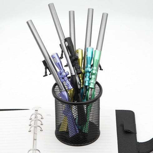 5 Pieces Novelty Cool Sniper Gun Shape LED Light Gel Pens, Novelty Pens Interesting Sniper Gun Pens for Boys...