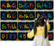 12 Pcs Alphabet Bulletin Board Strips, Alphabet Chart Number Line for Classroom Wall Decorations, Including ABC Number Line and 0-10 Number Bullet...