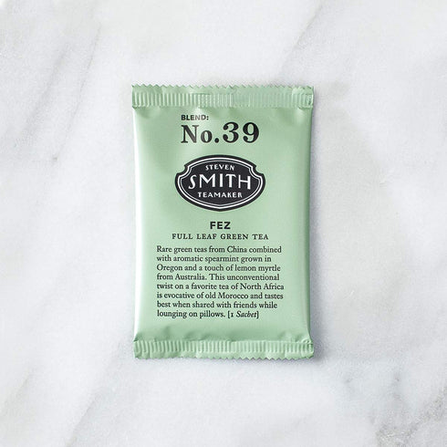Smith Teamaker Fez Blend No. 39 (Full Leaf Green Tea), 1.3 Oz, 15 Bags...