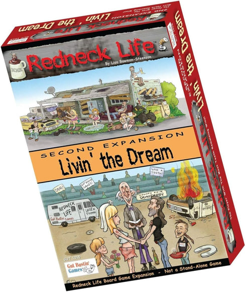 Gut Bustin' Games Livin' The Dream!: Redneck Life Board Game Expansion #2 Board Games...
