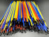 150Pcs Plastic Paint Brushes Set Acrylic Paint Brushes Watercolor Brushes Colorful Detail Painting Kit Art Supplies for Acrylic Oil Watercolor Pai...