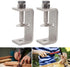 304 Stainless Steel C Clamps, Heavy Duty C Clamps for Metal Working, Woodworking Building Tiger Clamp Adjustable Wide Jaw Opening C Clamp, Silver ...