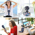Personal Fan, Portable Hanging Neck Fan, 4000mAh USB-C Rechargeable 5-Speed Modes Powerful Desktop Fan with Base, Max 16H Run Time, Adjustable Lan...