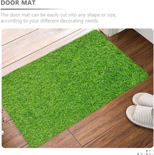 BESPORTBLE Artificial Grass Door Mat, 15.7x23.6inch Realistic Fake Grass Rug for Dogs Patio Balcony Yard Lawn Garden Decor...