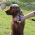 Dog bath brush, ROPO rubber massage pet shampoo brush, used for pet grooming, removing shedding fur, combing tangles and dead fur, suitable for pe...