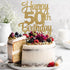 Happy 50th Birthday Cake Topper - 50th Birthday Decorations,50th Topper,50 Cake Party Decorations,50 Anniversary Decor...