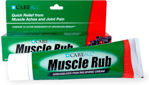 CareAll Muscle Rub Non-Greasy Cream 3.0 oz. Ultra Strength. Relief from Minor Aches and Pains in Muscles and Joints. 10% Menthol & 15% Methyl Sali...
