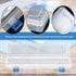 3 Pack Translucent Plastic Paint Brush Holder, Long Paint Brushes Watercolor Pens Pencils Drawing Tools Storage Box Container Case(13" x 2.8" x 1....