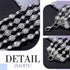 Jeairts 1920s Layered Rhinestone Collar Necklace Silver Sparkly Crystal Bride Wedding Necklaces Jewelry for Women...