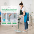 4 Pack Microfiber Mop Heads for Libman Microfiber Floor Mop, Mop Pads Refills for Libman Mop Head Replacement, Reusable & Washable Pads for Multi-...