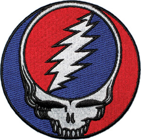 C&D Visionary Application Grateful Dead Steal Your Face Large Patch...