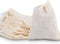 50 Pieces Cotton Drawstring Tea Filter Bags, Reusable Muslin Bag Gift Bag Jewelry Pouch for Wedding Party Home Supplies, Natural Unbleached Coffee...