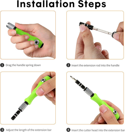 32 in 1 Small Magnetic Screwdriver Set for DJI Mini 4 Pro/Mini 3 Pro Mavic 3/Air 3 Avata Drone Tiny Screwdriver Kit for Eyeglass Watch Phone Lapto...