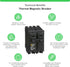 Square D by Schneider Electric HOM245CP Circuit Breaker, 240 Volts, Black...