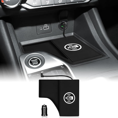 for Nissan Sylphy/Sentra 2020 2021 2022 2023 Wireless Phone Charging Pad Silicone Material Dual Charging Ports Charger Station 15W Adapter for Sma...