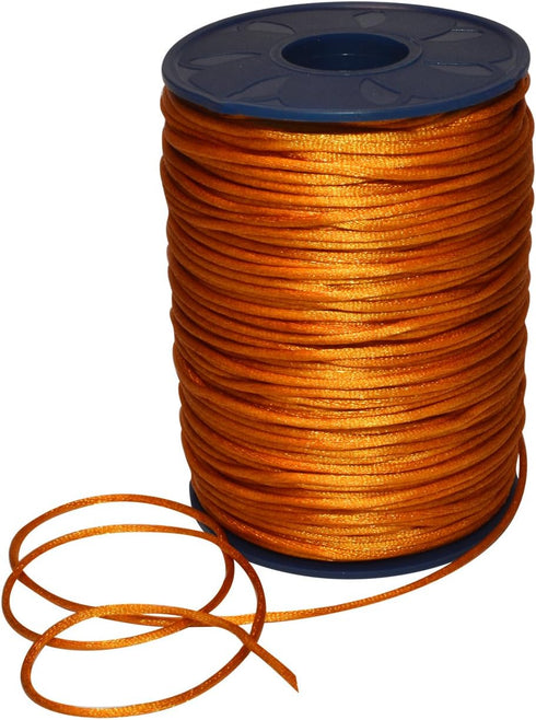 Morex Ribbon 1305 Nylon Satin Cord Ribbon, 1/8"" by 144 Yards, Antique Gold, 1/8"" x 144 yd (1305/144-635)...