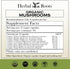 Herbal Roots Organic 8 Mushroom Blend Supplement Capsules - 100% Fruiting Body Extracts - Wellness and Immunity - 60 Vegan Capsules...