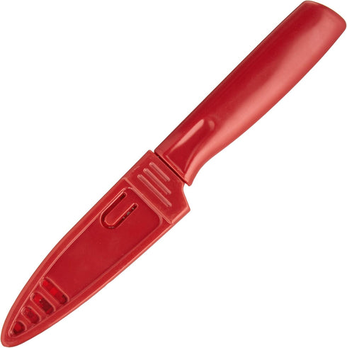 Mercer Culinary 4 Non-Stick Paring Knife, Red...