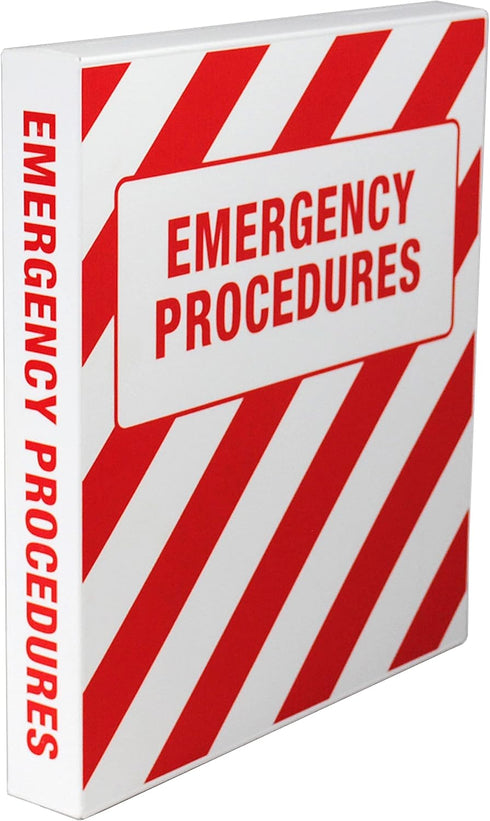 UniKeep Emergency Procedures Binder - 1.5 Inch Spine - with Metal D-Rings...