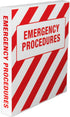 UniKeep Emergency Procedures Binder - 1.5 Inch Spine - with Metal D-Rings...