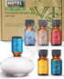VTS Waterless Diffuser with Hotel Scent Essential Oils Set, Top 6 Aromatherapy Oil Blends for Diffusers, Essential Oil Diffuser Gift Set, Home Fra...