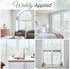 rabbitgoo Window Privacy Film Frosted Glass Window Film, Decorative Privacy Cling, UV Blocking Staic Cling Bathroom Glass Frosting Sticker, Non-Ad...