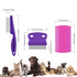 6 Pieces Pet Lice Combs Dog Grooming Flea Comb Cat Tear Stain Comb for Removal Dandruff, Hair Stain, Nit (Pink, Green, Purple, Yellow)...