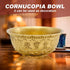 Feng Shui Treasure Basin Wealth Prosperity Bowl, Mini Brass Cornucopia Bowl, Golden Offering Bowl Good Luck Table Centerpieces Home Office Decorat...
