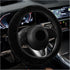 Car Fluffy Steering Wheel Cover, 15'' Universal Furry Auto Steering Wheel Protector for Warm Winter, Elastic Non-Slip Car Steering Wheel Cover, Ve...