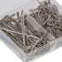 150Pcs T Pins, 1&2 Inch Sewing Pins Long Straight Pins for Foam Head with Box, Stainless Steel Wig Pins for Wigs, T Pins for Knitting Sewing, Quil...