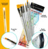 Art Paint Brushes for Acrylic Painting Watercolor Oil Gouache - Body and Face Paint Brushes for Adults Kids. Best Artist Paint Brush Set of 7 pcs,...