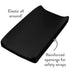 HonestBaby Boys Organic Cotton Changing Pad Cover, Black, One Size...