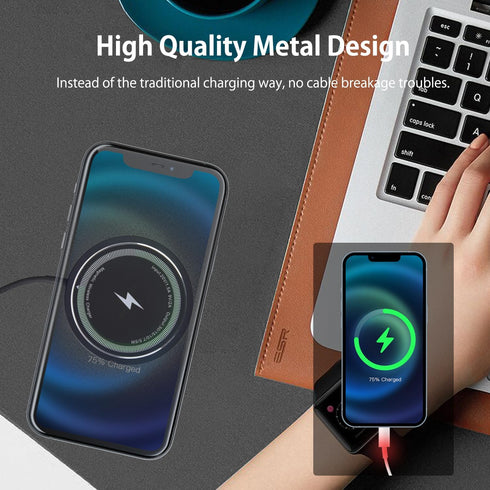Magnetic Wireless Charger Compatible with MagSafe Charger/iPhone 15/15 Pro/15 Plus/15 Pro Max/14/14 Pro/14 Plus/14 Pro Max/13/13 Pro/13 Pro Max/12...