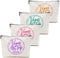 4 Pcs Girls Trip Gifts Favors, Girls Weekend Gifts Makeup Bag, Vegas Gifts Weekend Bag Summer Vacation Cosmetic Bag, Friendship Gifts for Women Fr...
